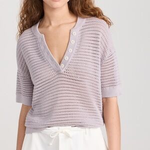 Varley Callie Lilac Knit Sweater Size Medium
